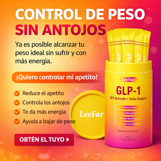 Leefar Fórmula Metabólica Avanzada – Con Berberina, Cromo, 5-HTP y Magnesio