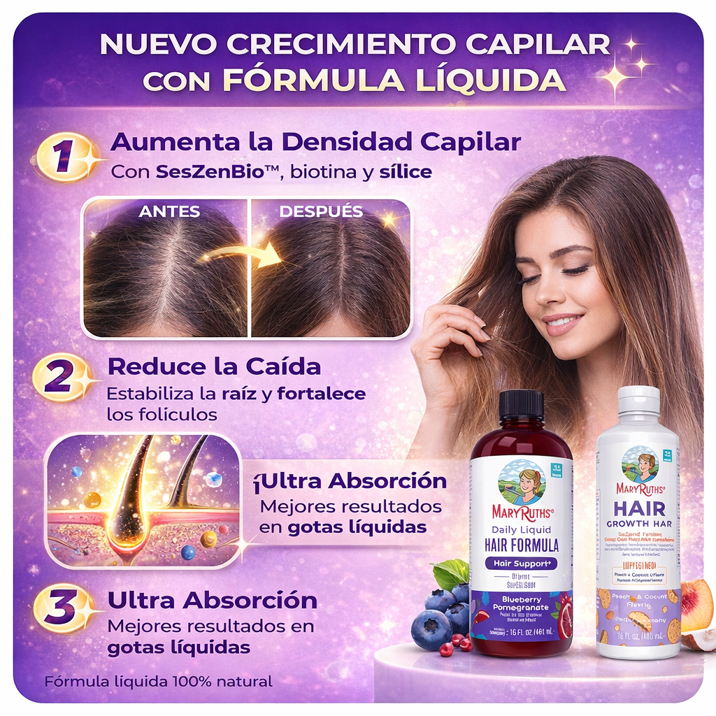 MaryRuth’s Combo Cabello Fuerte y Largo