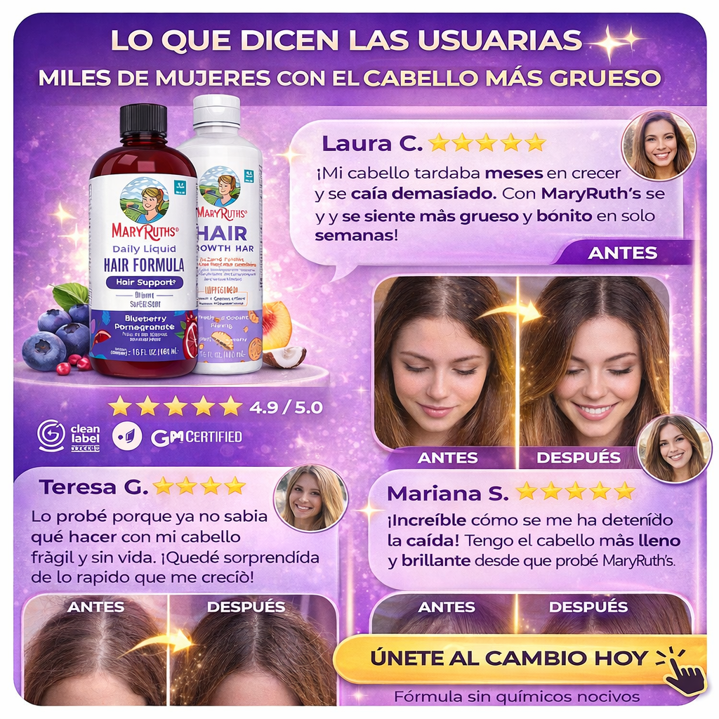 MaryRuth’s Combo Cabello Fuerte y Largo