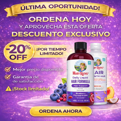 MaryRuth’s Combo Cabello Fuerte y Largo