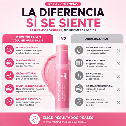 Bálsamo Coreano de Colágeno Multi-Efecto - Borra Ojeras, Líneas y Arrugas en Segundos- Rutina K-Beauty Anti-Edad con Textura Melt-On-Touch