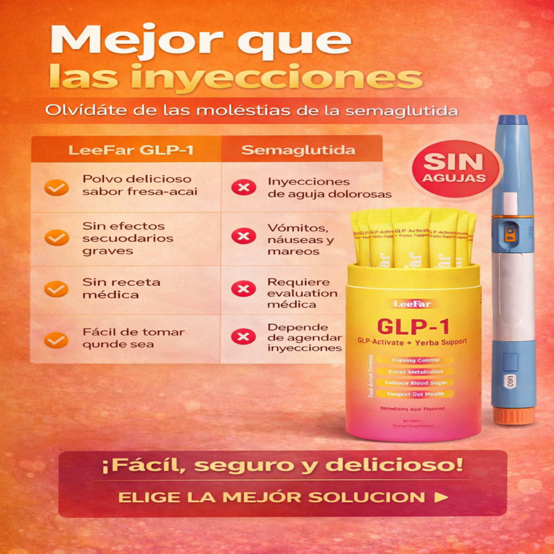 Leefar Fórmula Metabólica Avanzada – Con Berberina, Cromo, 5-HTP y Magnesio
