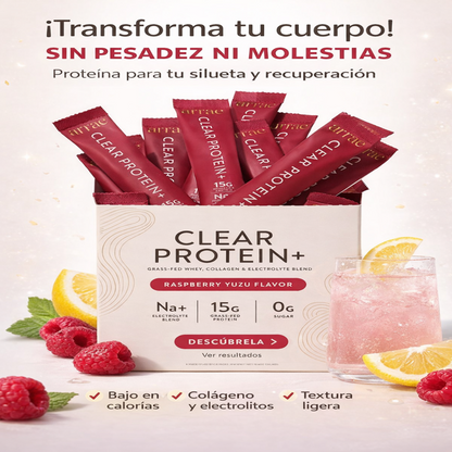 ARRAE Clear Protein+ (Proteina, Colageno, Electrolitos) en polvo